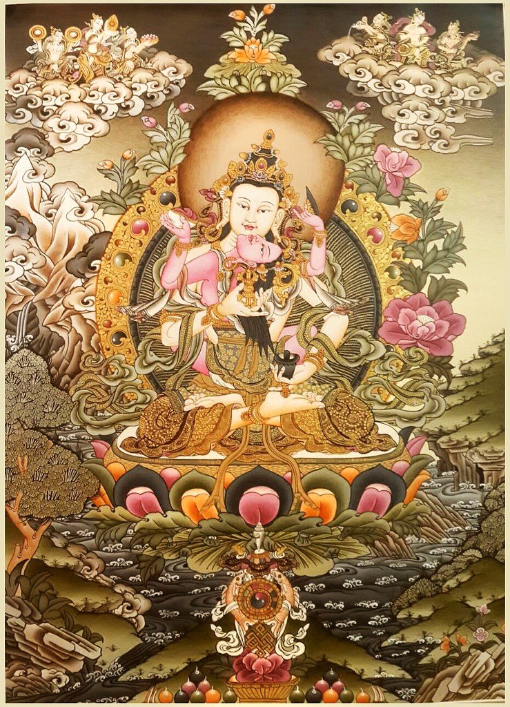 vajrasattva Kim Cang Tát Đỏa  năng lượng sống