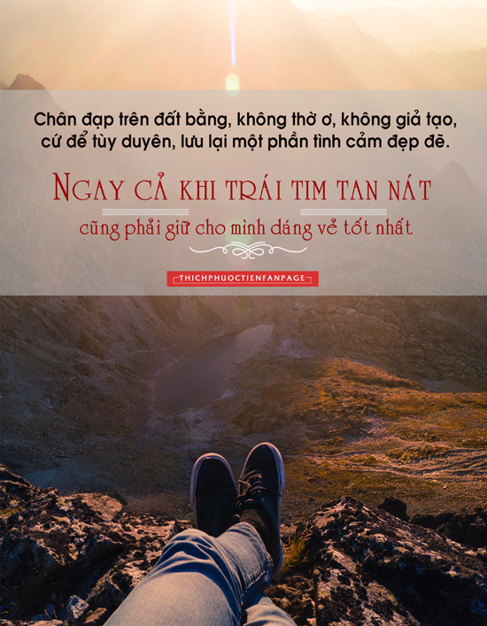 Sống tốt để lòng thanh thản
