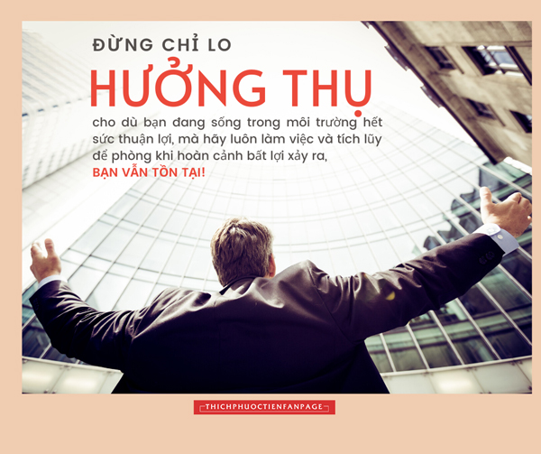 ng chỉ lo hưởng thụ